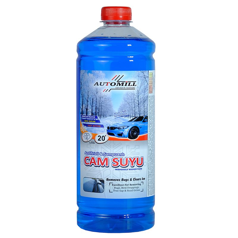 Automill -20° Antifirizli & Şampuanlı Cam Suyu 1 Litre