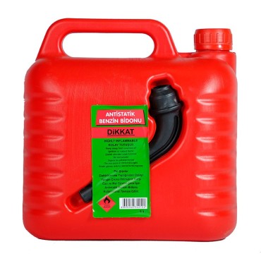 Automill Benzin Bidonu Antistatik 5 Litre